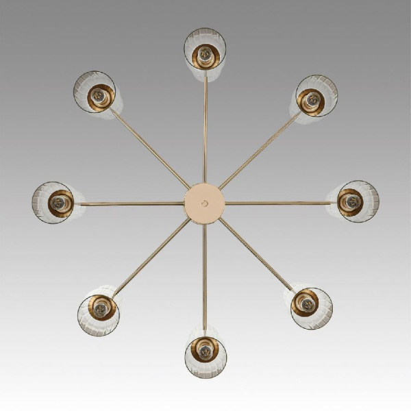 6586/16 MODERNI LN25 89 золото/прозрачный, металл/стекло Люстра подвесная E14 16*40W 220V KASSIA