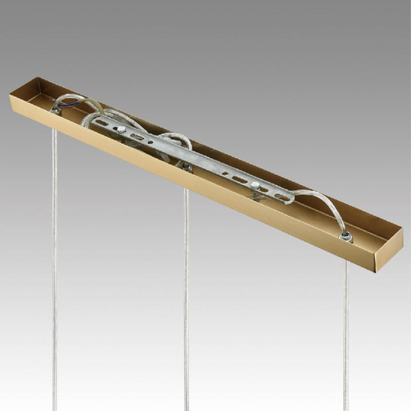 6593/3A MODERNI LN25 324 латунь/белый, металл/текстиль, стекло Подвес E14 3*40W 220V JANE