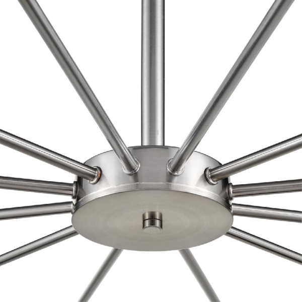 8099/12C COMFI LN25 76 никель/белый металл/стекло Люстра потолочная Е14 12*40W 220V MAVE