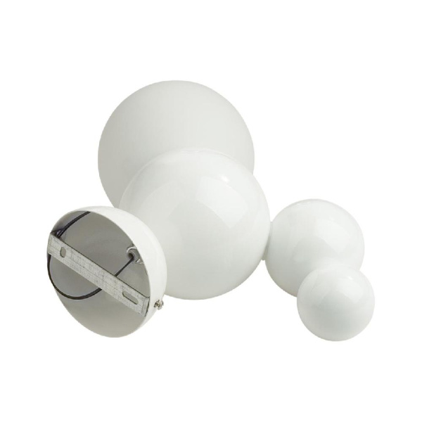 6565/1W MODERNI LN25 118 белый/белый матовый/металл/стекло Бра E27 1*40W 220V BLASEN