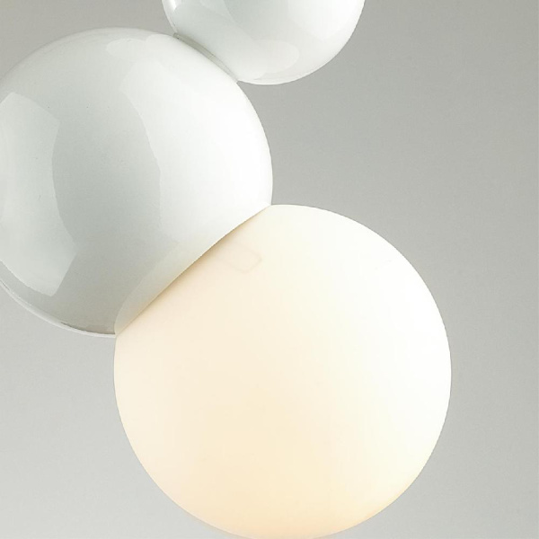 6565/1W MODERNI LN25 118 белый/белый матовый/металл/стекло Бра E27 1*40W 220V BLASEN