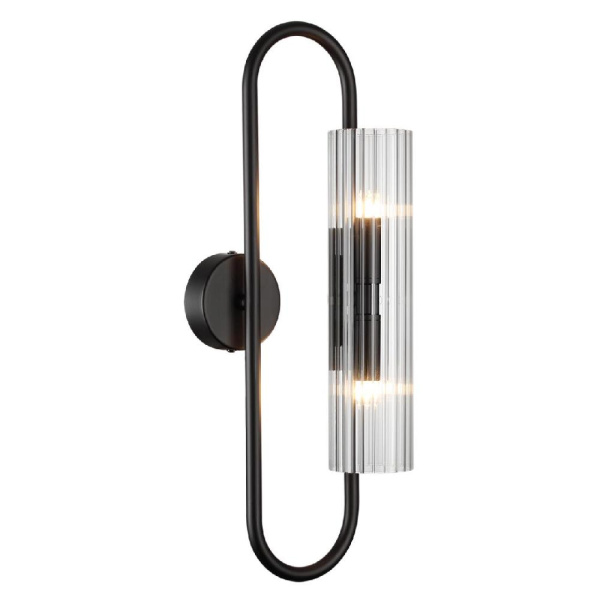 6561/2W SUSPENTIONI LN25 241 черный/прозрачный/металл/стекло Бра G9 2*20W 220V TORONTO