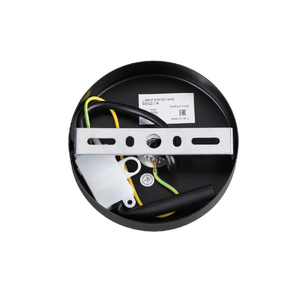 6562/1A MODERNI LN25 140 черный, золотой/прозрачный/металл/стекло Подвес E27 1*40W 220V ICE