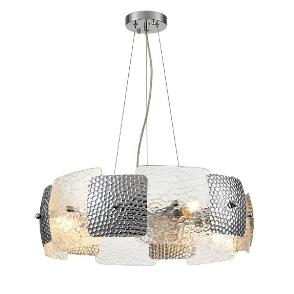 6588/6 MODERNI LN25 146 хром/тонированное стекло, металл/стекло Люстра подвесная E14 6*40W 220V LIBERTI