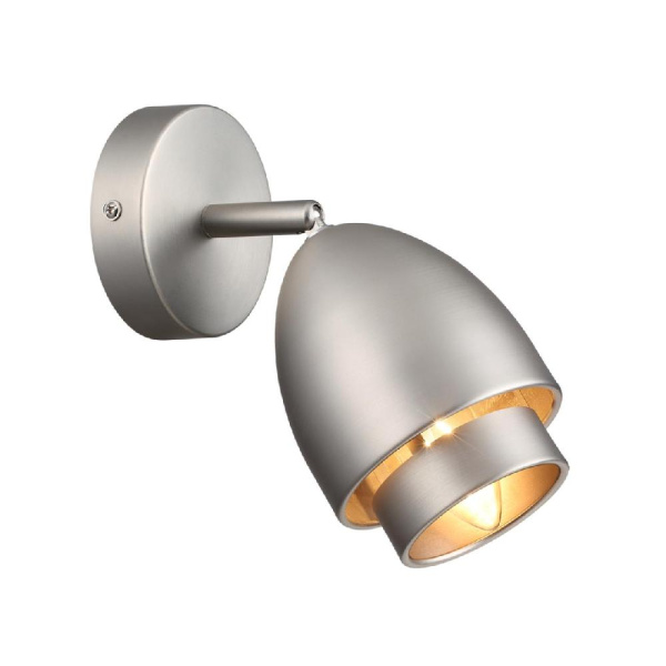 8000/1W MODERNI LN25 166 никель/никель металл/металл Настенный светильник Е14 40W 220V AVRORA