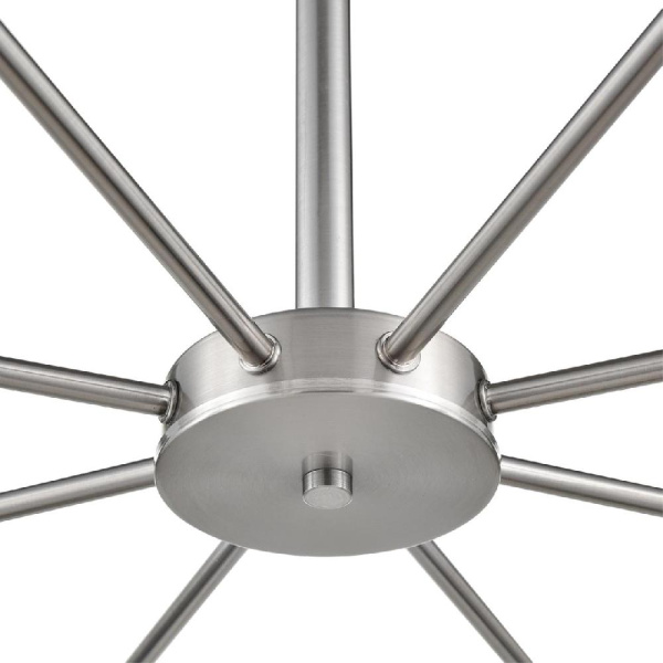 8099/8C COMFI LN25 75 никель/белый металл/стекло Люстра потолочная Е14 8*40W 220V MAVE