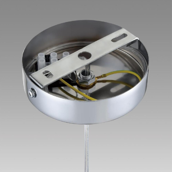 8102/1A COMFI LN25 326 хром/прозрачный металл/металл Подвес Е14 1*40W 220V ISHA