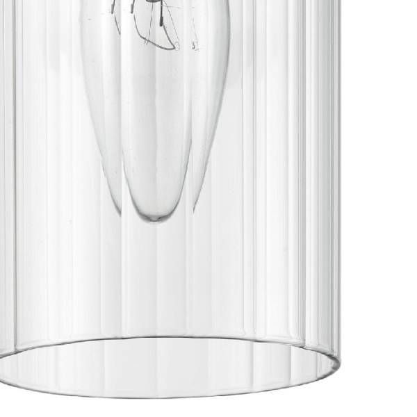 8102/1A COMFI LN25 326 хром/прозрачный металл/металл Подвес Е14 1*40W 220V ISHA