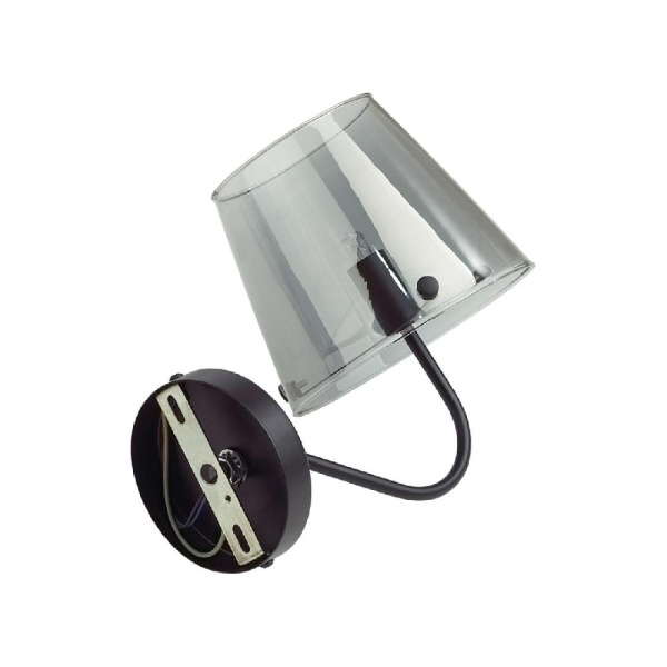 6570/1W MODERNI LN25 103 черный/дымчатый/металл/стекло Бра G9 1*20W 220V SMOKY