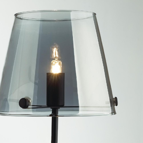 6570/1W MODERNI LN25 103 черный/дымчатый/металл/стекло Бра G9 1*20W 220V SMOKY