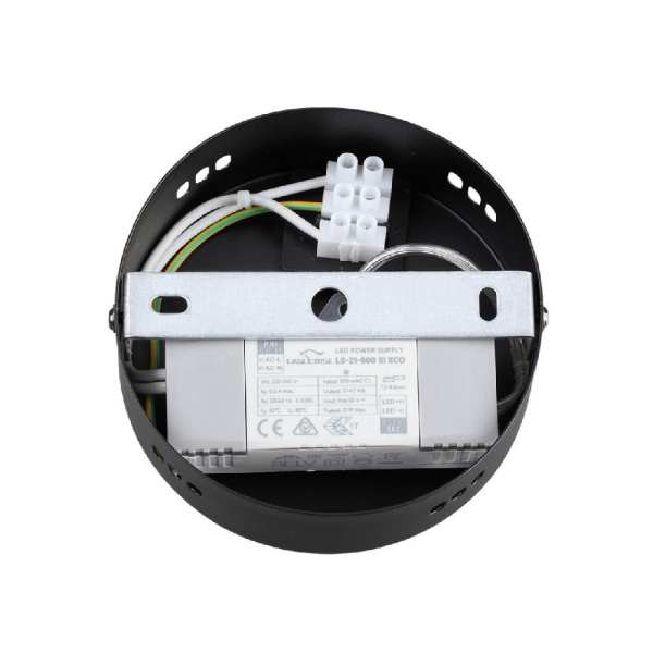 6556/15WL LEDIO LN25 237 черный/дымчатый/металл/акрил, стекло Бра LED 15W 4000К 220V TRENDY