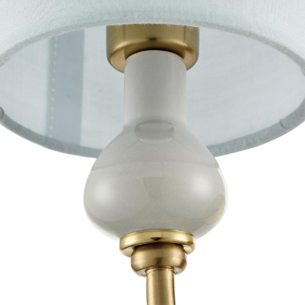 6590/1W CLASSI LN25 57 латунь/мятный зеленый, металл, керамика/текстиль Бра E14 1*40W 220V ANRI