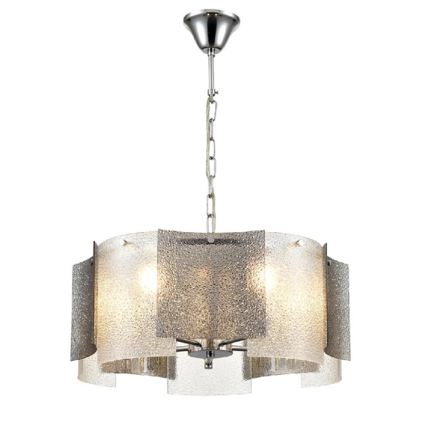 6594/5 MODERNI LN25 148 хром/тонированное стекло, металл/стекло Люстра подвесная E14 5*40W 220V DANDY