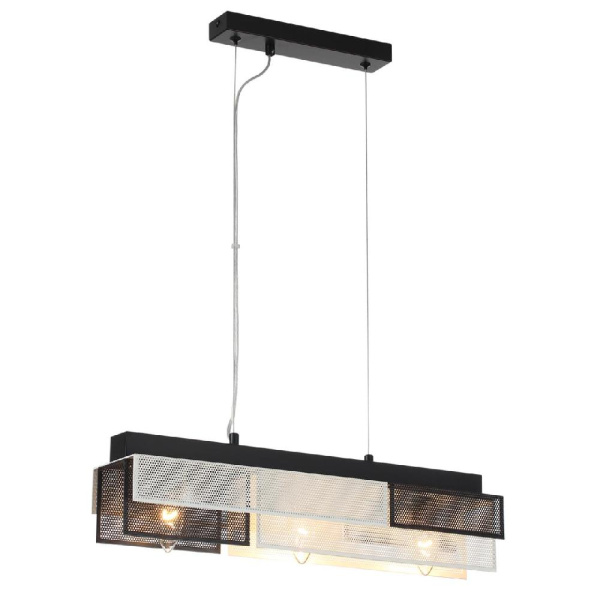 8004/3A MODERNI LN25 164 черный/белый,, черный металл/металл Подвесной светильник Е14 3*40W 220V DANA