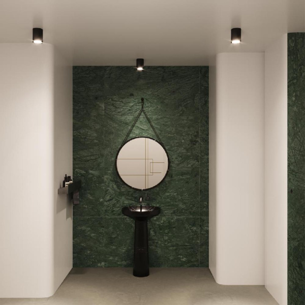 359423 OVER NT24 000 черный Светильник накладной влагозащищённый IP54 LED 15W 170-265V 4000К 1350Лм RECTE