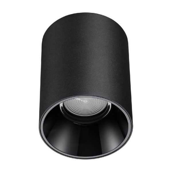 359422 OVER NT24 000 черный Светильник накладной влагозащищённый IP54 LED 15W 170-265V 3000К 1350Лм RECTE