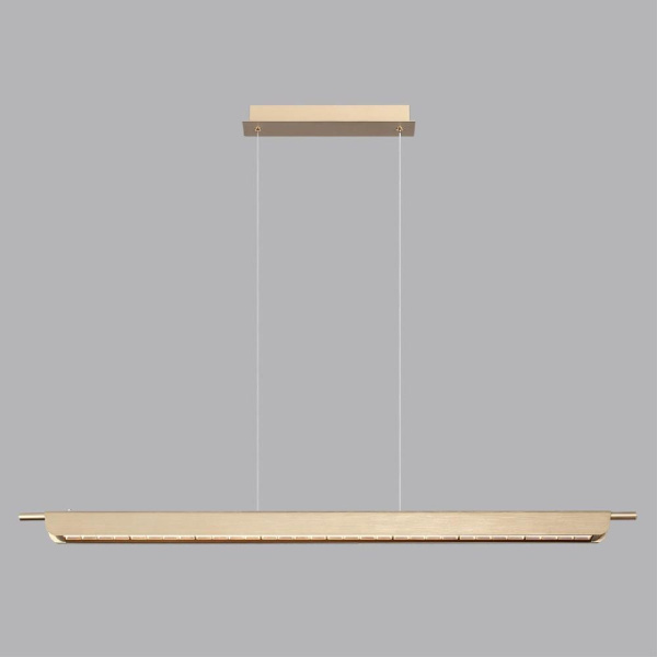 7018/40LA HIGHTECH ODL25 283 Подвесной светильник c сенсорн. вкл. цв. тем-ры 2700-4000-5500K металл/акрил под латунь брашинг IP20 40W CRI 90 220V PUNT