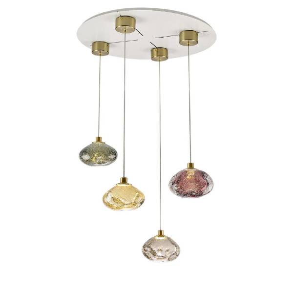 7045/4WL L-VISION ODL25 413 Настенный светильник зеленый/бронз/ металл/стекло IP20 LED 4W 3000K 220V MELA