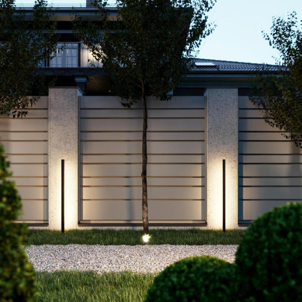 7036/16GL NATURE ODL25 715 черный/металл/акрил Уличный светильник IP65 LED 16W 3000K AC90-265V PIFA