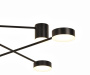 07650-6,19(4000K) Люстра Мекли черный Led 42W