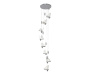 08444-8A,02 Подвес Баттерфляй хром Led 8*6W