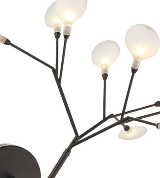 07521-9,19 Настенный светильник Ветта черн G4 18W