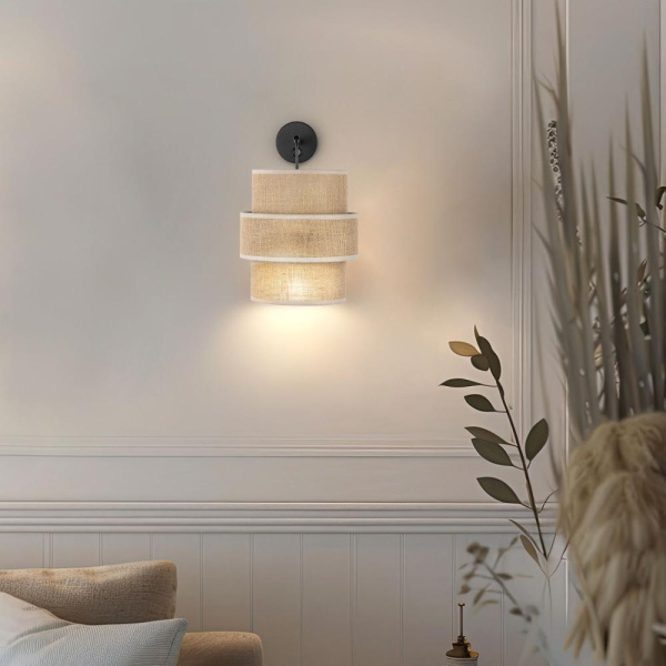 Настенный светильник с тканевым абажуром 5400 Calisto