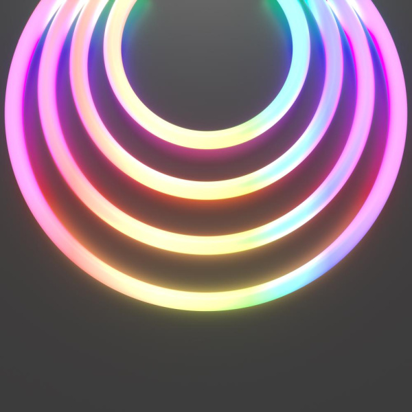 Гибкий неон Nemo D25 24В 17,2Вт/м RGBW 3000К IP65 5м