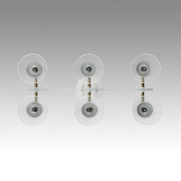 8045/6C MODERNI LN25 186 белый, латунь/белый металл/металл Люстра потолочная Е14 6*40W 220V ANRIYA