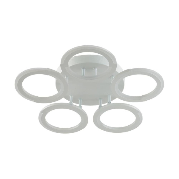 8027/55CL LEDIO LN25 247 белый/белый, металл/акрил Потолочный светильник с ПДУ LED 55W 3000-6000К 220V KALIFA