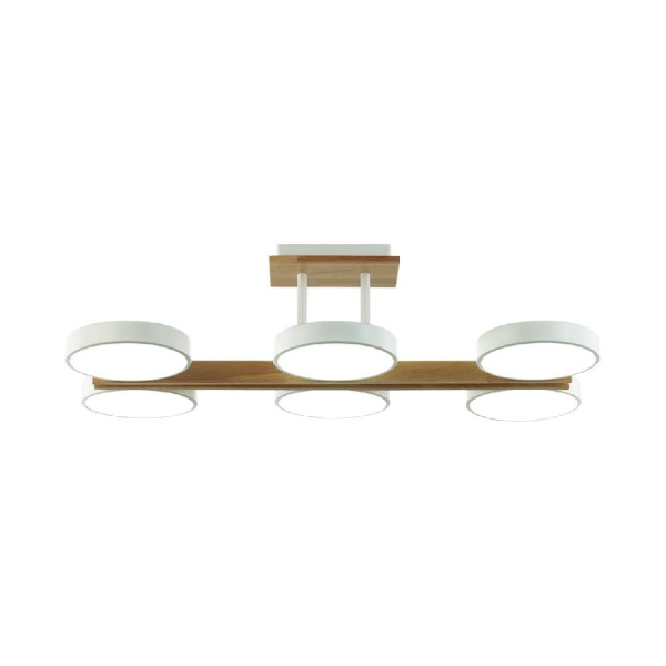 8030/108CL LEDIO LN25 264 белый, дерево/металл, акрил Потолочный светильник LED 108W 3000-6000К 220V PLATO