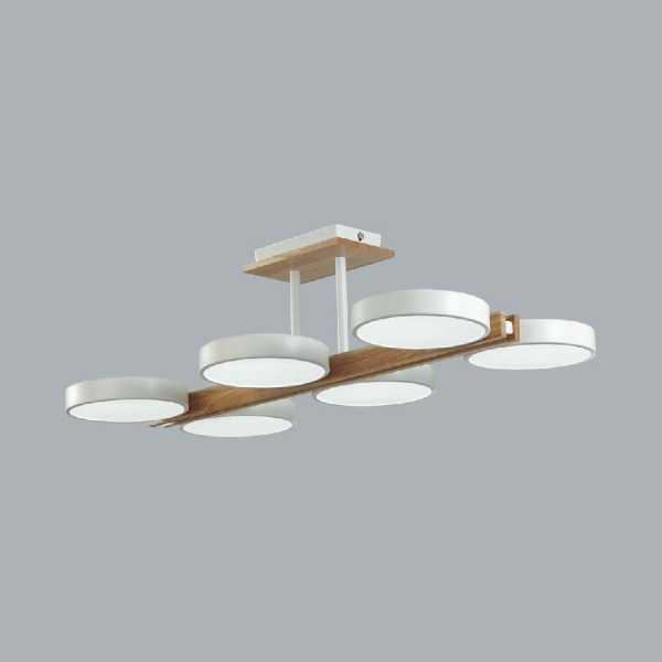 8030/108CL LEDIO LN25 264 белый, дерево/металл, акрил Потолочный светильник LED 108W 3000-6000К 220V PLATO