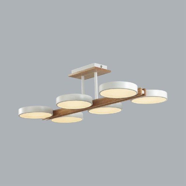 8030/108CL LEDIO LN25 264 белый, дерево/металл, акрил Потолочный светильник LED 108W 3000-6000К 220V PLATO