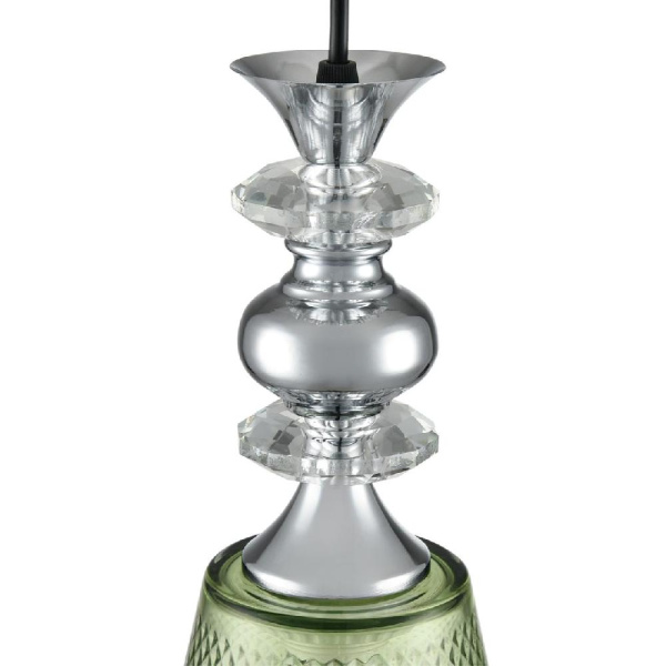 8047/1А SUSPENTIONI LN25 308 хром/зеленый металл/стекло Подвесной светильник E27 1*60W 220V MANOLA