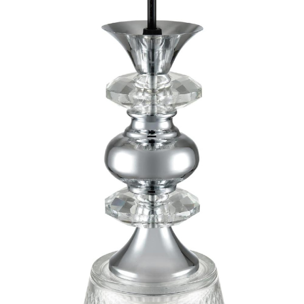 8049/1А SUSPENTIONI LN25 308 хром/прозрачный металл/стекло Подвесной светильник E27 1*60W 220V MANOLA