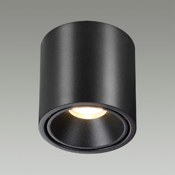 6619/10CL HIGHTECH ODL24 277 черный/металл/акрил Потолочный светильник IP20 LED 10W 3000K 220V REDO