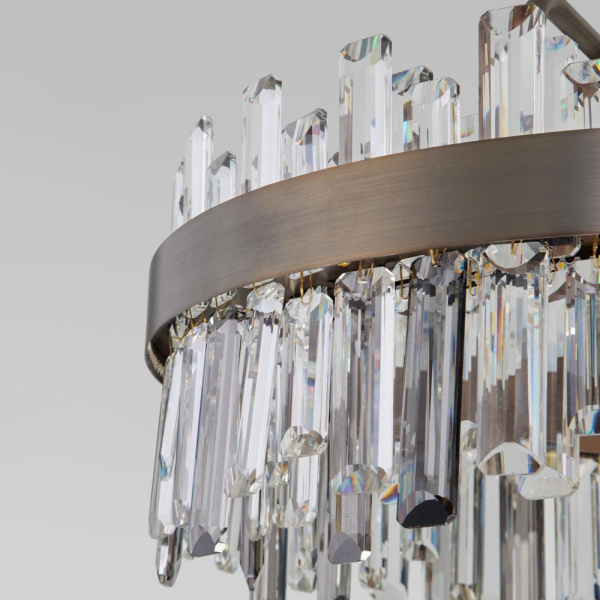 Подвесной светодиодный светильник с хрусталем 417/1