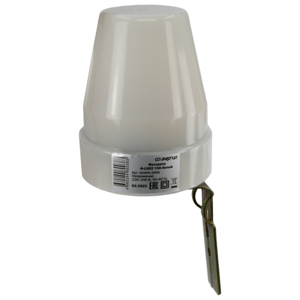 Фотореле A-LX02 10A белый Энергия