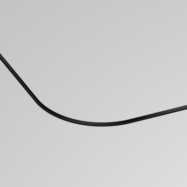 Коннектор радиусный D600 накладной Levity черный