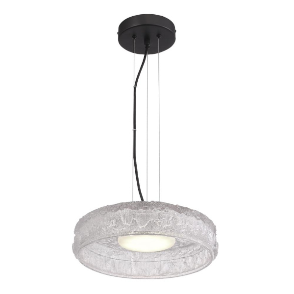 SL6143.403.01 Светильник подвесной ST-Luce черный/прозрачный LED 1*15W 4000K ANTIKE
