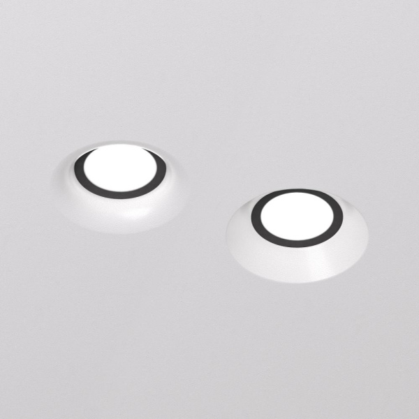 DK2085-BK Фиксирующее кольцо для светильников серии INVIZ DK2080-WH, DK2081-WH, черное, ABS-пластик