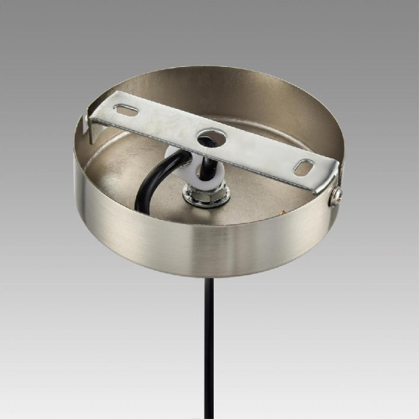 8040/3 MODERNI LN25 136 никель/белый/серебро/черный, металл/текстиль Подвесной светильник Е27 3*60W 220V INDIRA