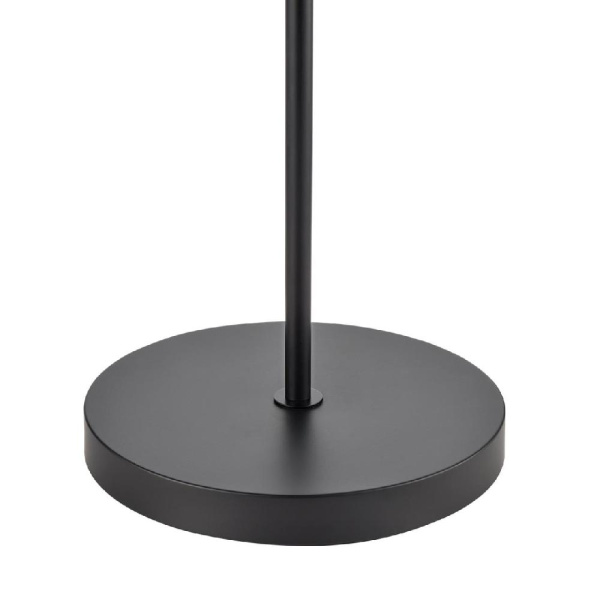 8043/1F MODERNI LN25 266 черный/серый/бежевый, металл/текстиль/ротанг Торшер Е27 1*60W 220V LAUNA