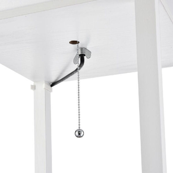 8089/1F COMFI LN25 361 белый, дерево/текстиль Торшер Е27 1*60W 220V PRACTIC