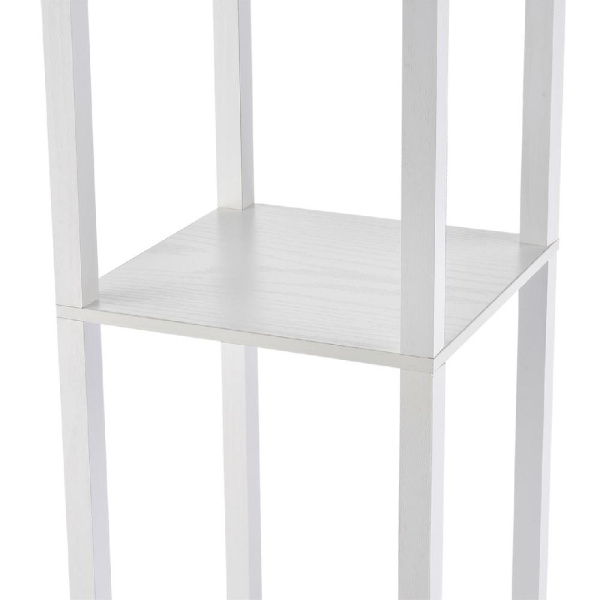 8089/1F COMFI LN25 361 белый, дерево/текстиль Торшер Е27 1*60W 220V PRACTIC