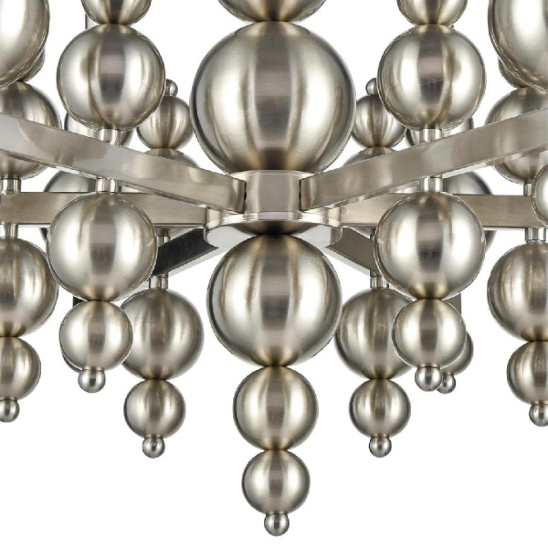 8107/6 MODERNI LN25 122 никель, металл Люстра Е14 6*40W 220V NANA