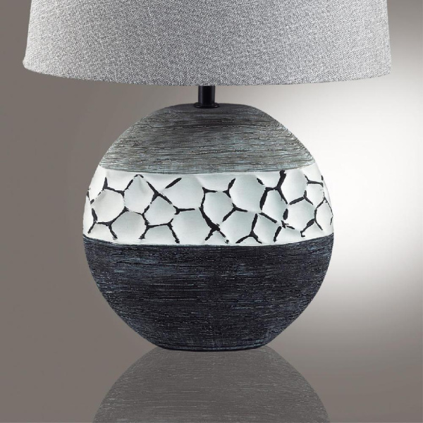8119/1T COMFI LN25 000 серый, керамика/текстиль Настольная лампа E27 1*60W 220V AVALONA