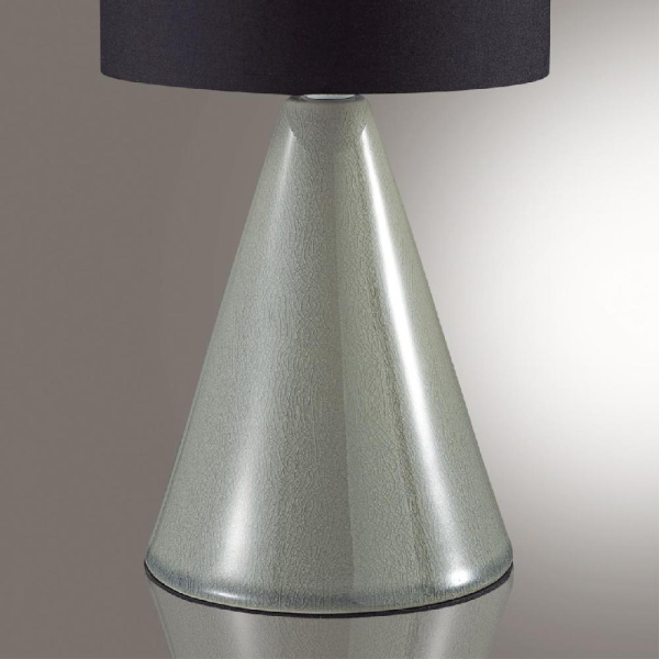 8132/1T MODERNI LN25 000 серый/черный, керамика/текстиль Настольная лампа Е14 1*40W 220V SEGI