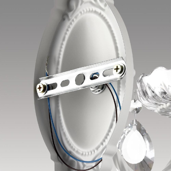 8189/1W CLASSI LN25 23 белый металл/хрусталь Бра E14 1*40W 220V SNOW