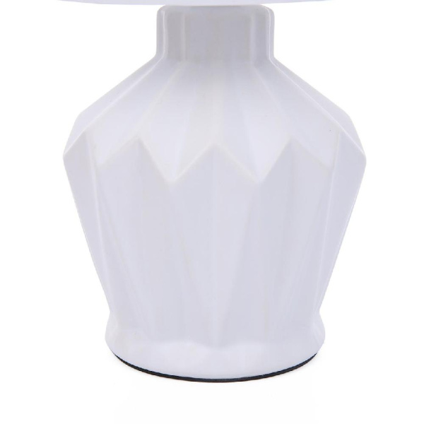 8226/1T MODERNI LN25 384 белый, керамика/текстиль Настольная лампа E14 1*40W 220V ORIGAMIA